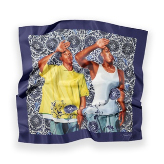Two Heroic Sisters Silk Scarf art for sale