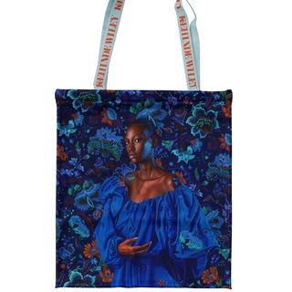 Kehinde Wiley, Notes on Blue Canvas Tote Bag