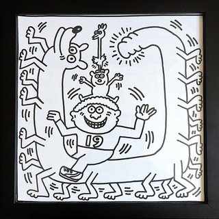 Keith Haring, Coloring Book (One Plate)
