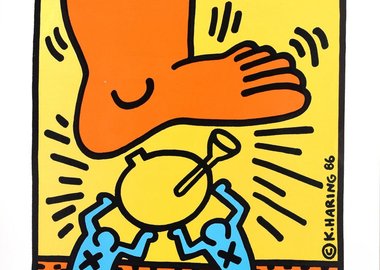 Keith Haring - Barking Dog YP x Keith Haring for Sale | Artspace