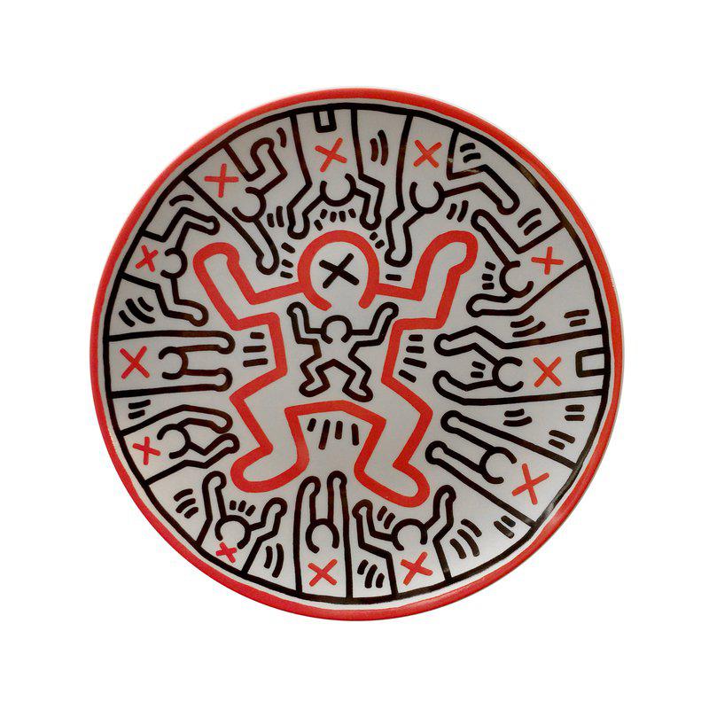 view:58871 - Keith Haring, Haring 1 / Enfeant  Plate - 