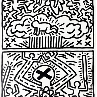 Keith Haring, Poster for Nuclear Disarmament