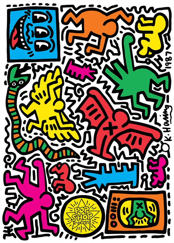 Bouwen Margaret Mitchell Stap Keith Haring - Tokyo Pop Shop 35th Anniversary Rerelease for Sale | Artspace