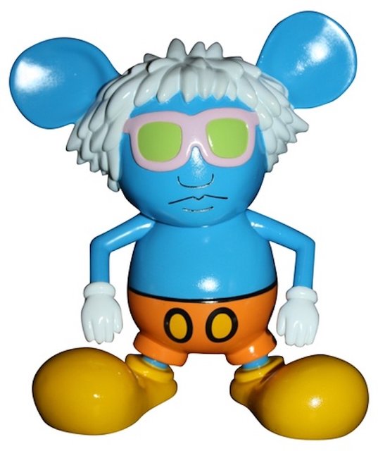Keith Haring, Andy Mouse (Blue)
