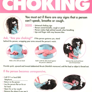 Kembra Pfahler, Traditional Mandatory Customized Choking Poster (2nd Edition)