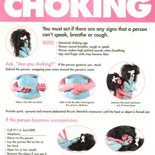 Kembra Pfahler, Traditional Manditory Customized Choking Poster