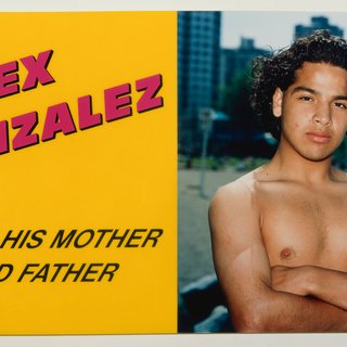 Alex Gonzalez Loves His Mother and Father, 1989 art for sale