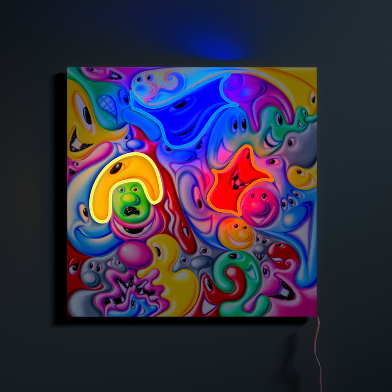 view:87301 - Kenny Scharf, Faces in Places - 