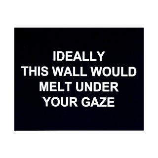 Ideally this wall would melt under your gaze art for sale
