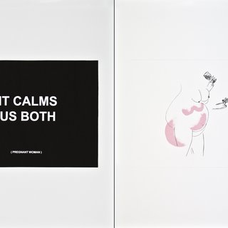 It calms us both 3 art for sale