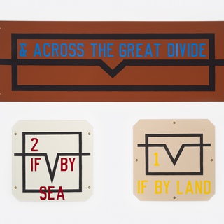 Lawrence Weiner, & ACROSS THE GREAT DIVIDE