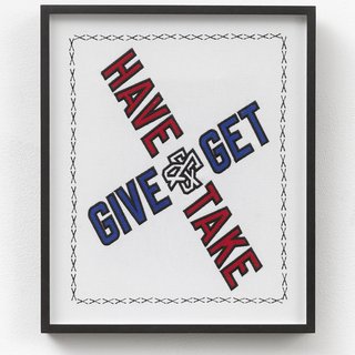 Lawrence Weiner, Give & Get