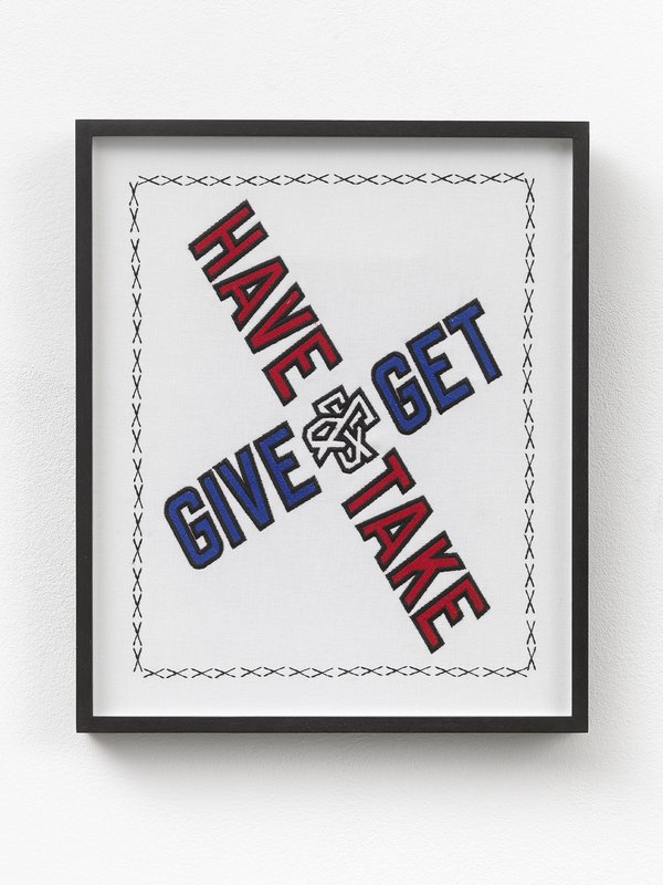 by lawrence_weiner - Give & Get