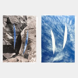 Glacier Sky (Back to Back) art for sale