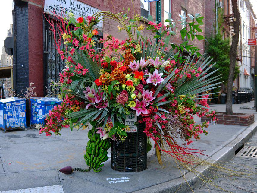 Flower Flash, Casa Magazines, West 12th Street & 8th Avenue, New York City
