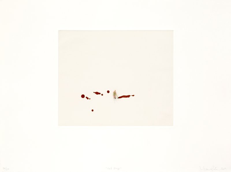 exhibition - Red drips