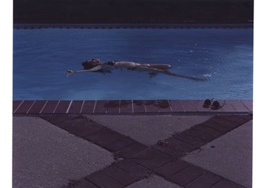 work by Lily Colman - Self-portait (Poppop's pool) #:32815