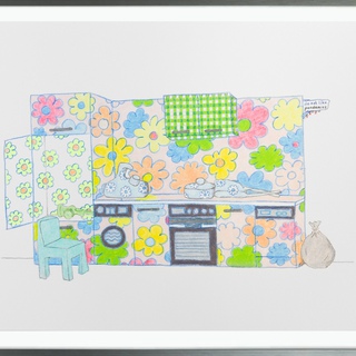 Lily van der Stokker, Retro Kitchen