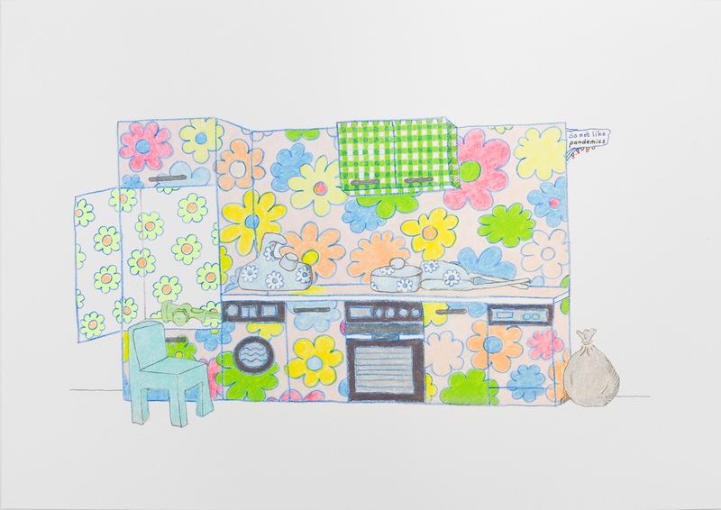 view:89592 - Lily van der Stokker, Retro Kitchen - 