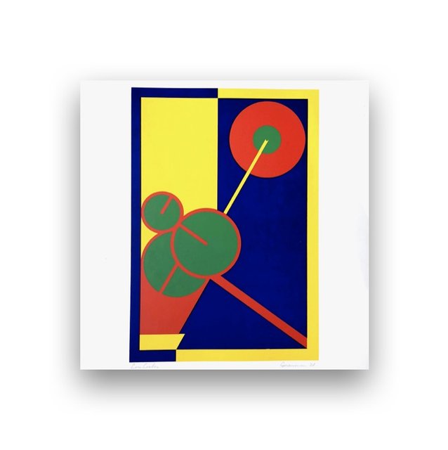 Lou Loeber - Geranium from La Lune en Rodage III, Print