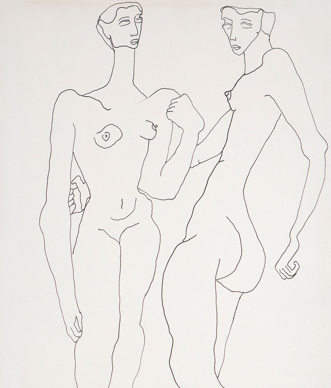 view:73702 - Louise Nevelson, Two Nudes - 