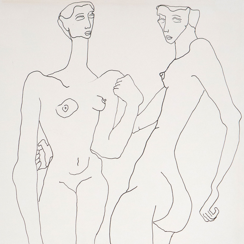 view:73706 - Louise Nevelson, Two Nudes - 