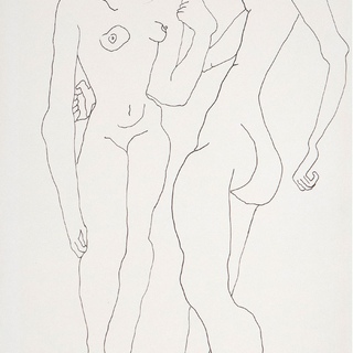 Louise Nevelson, Two Nudes