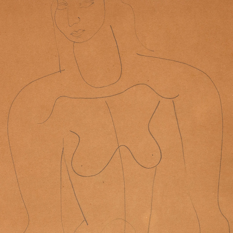 view:83581 - Louise Nevelson, Seated Female Nude - 