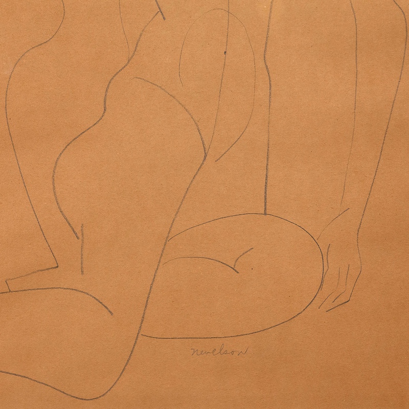 view:83584 - Louise Nevelson, Seated Female Nude - 