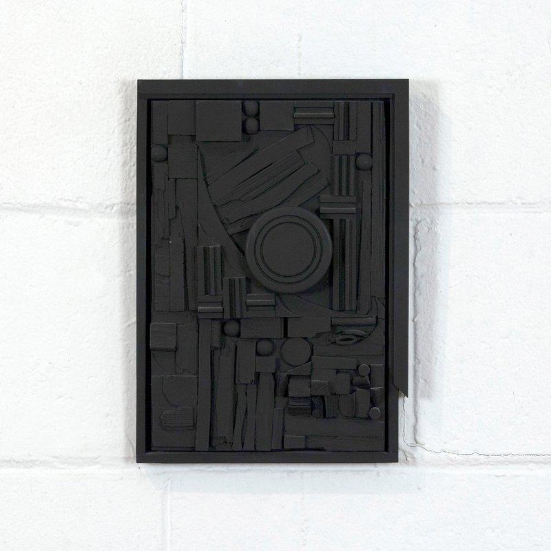 Louise Nevelson, City-Sunscape, 1976, cast resin and enamel, 13.00” x 9.50”, Edition of 15