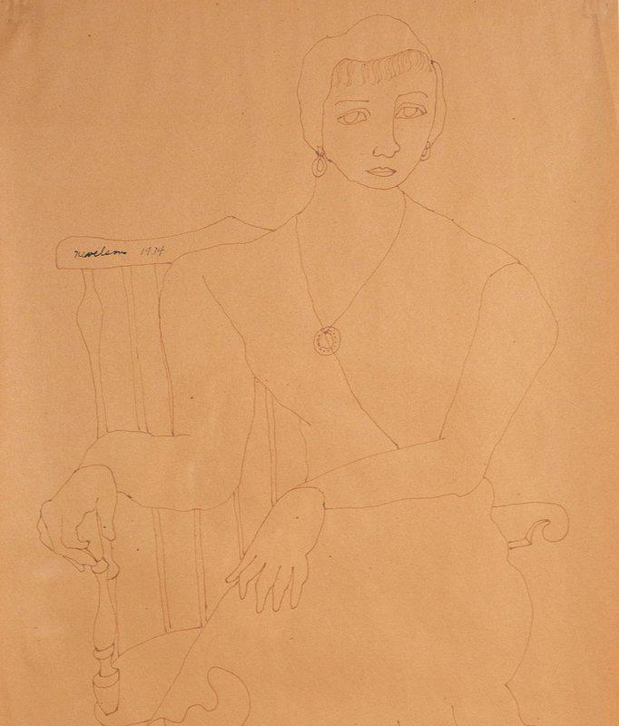 view:54592 - Louise Nevelson, Seated Woman - 
