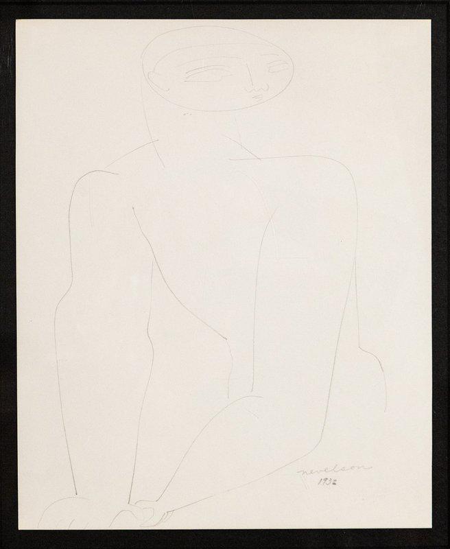 view:55338 - Louise Nevelson, Male Nude - 