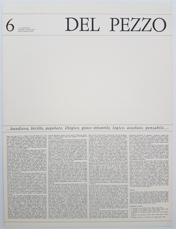 view:29652 - Lucio del Pezzo, The pennant - 