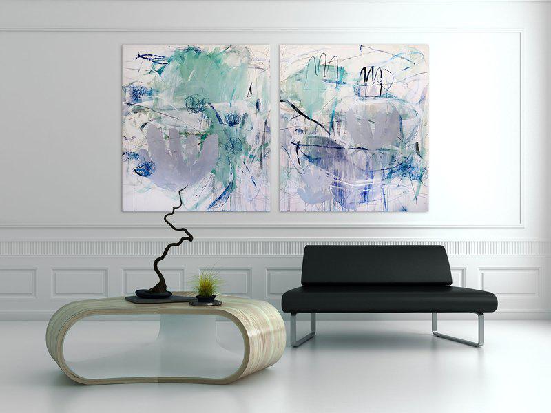 view:48307 - Macha Poynder, Where the Future Comes From (Abstract Expressionism painting) - 