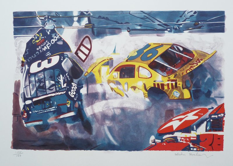 Malcolm Morley - Dale Earnhardt, B For Sale | Artspace