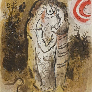 Marc Chagall, Naomi and her Daughters