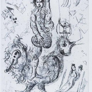 Marc Chagall, Le Clown Acrobate