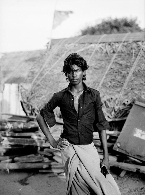 view:37793 - Marc Ohrem-Leclef, Muneesh in his fishing village near Rameswaram. Tamil Nadu - 