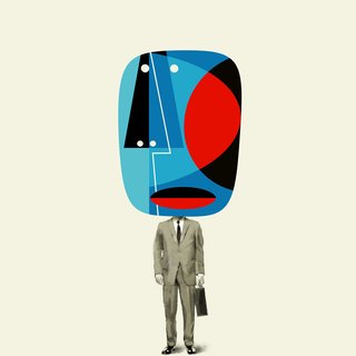 Man with Blue Mask art for sale