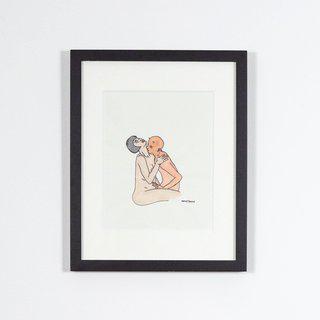 Untitled (Kissing Devil) art for sale