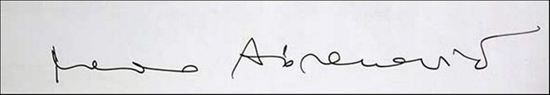 view:23577 - Marina Abramovic, Sun and the Moon (Hand Signed) - 
