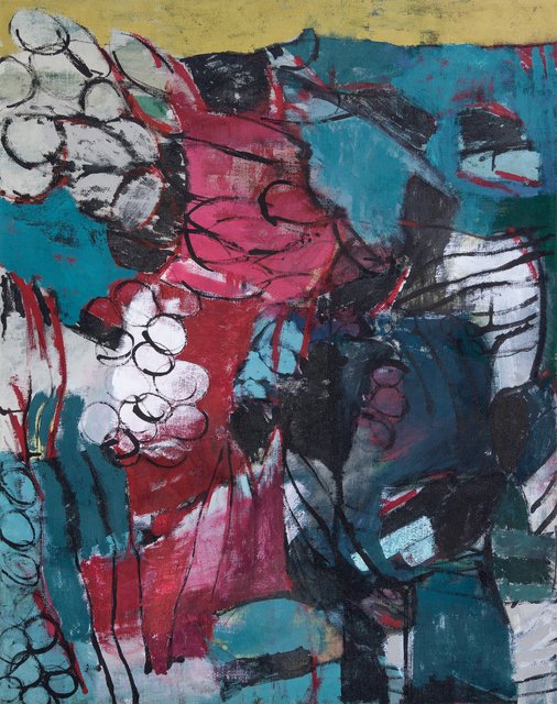 Marisu Solís - Hojarasca 2, Painting