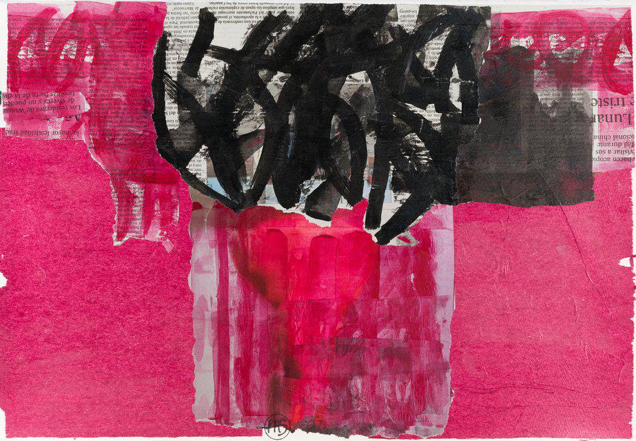 Marisu Solís - Solo Fucsia, Work on Paper