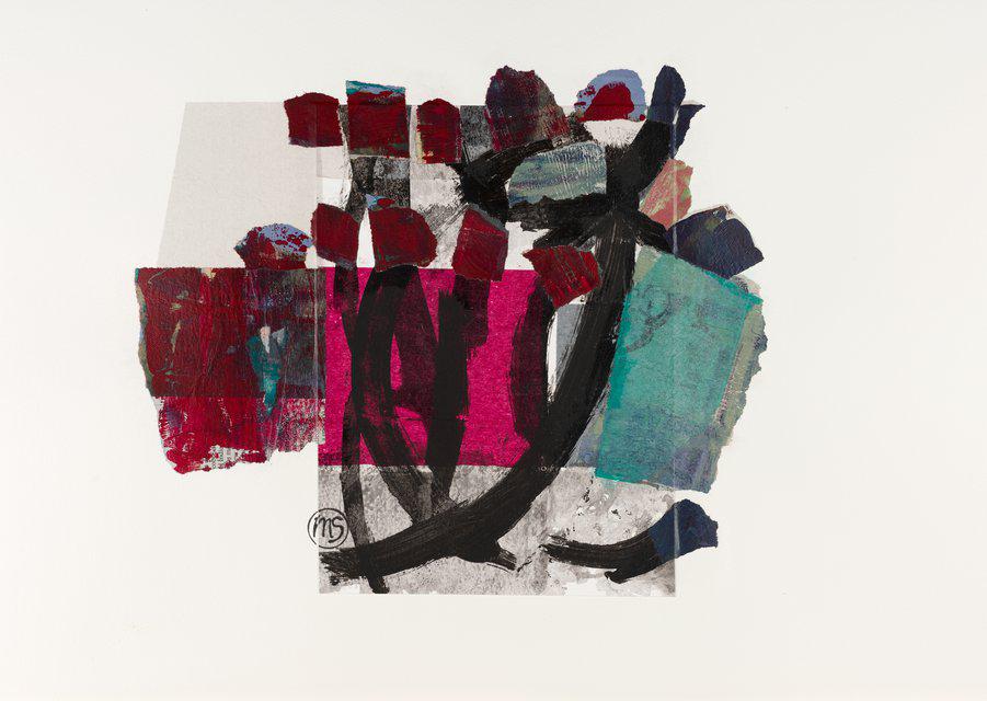 Marisu Solís - Bodegon con Flores, Work on Paper
