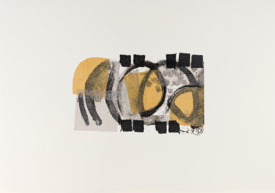 Marisu Solís - Grafismos Ocres, Work on Paper