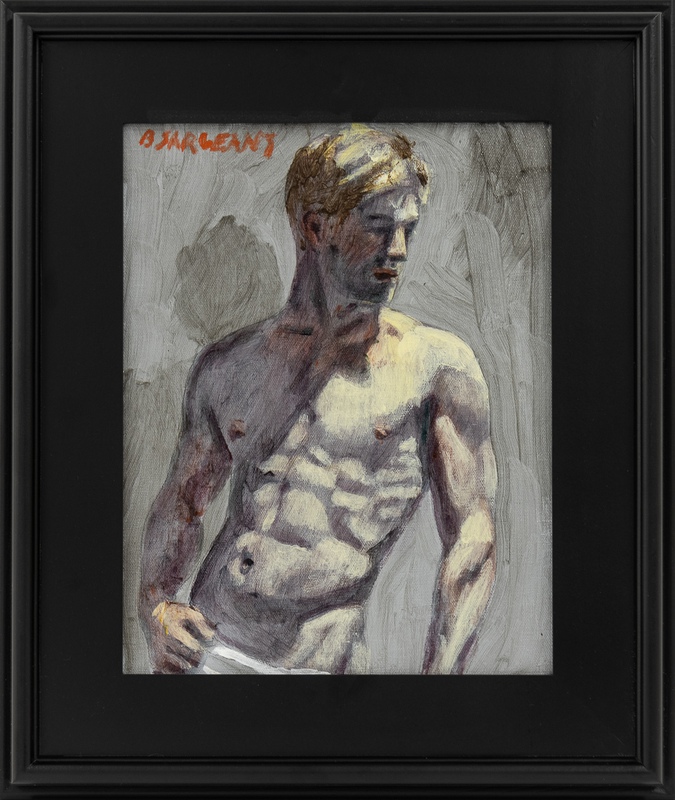 view:69843 - Mark Beard, [Bruce Sargeant (1898-1938)] Man in Towel Looking to the Side - 