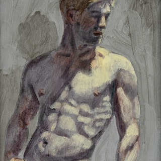 Mark Beard, [Bruce Sargeant (1898-1938)] Man in Towel Looking to the Side
