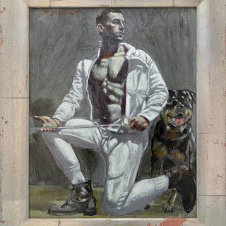 [Bruce Sargeant (1898-1938)] Fencer with Dog art for sale