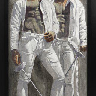 Mark Beard, [Bruce Sargeant (1898-1938)] Two Fencers Watching a Match