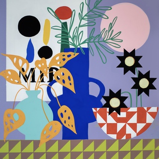 Mary Finlayson, Miro Poster With Plants